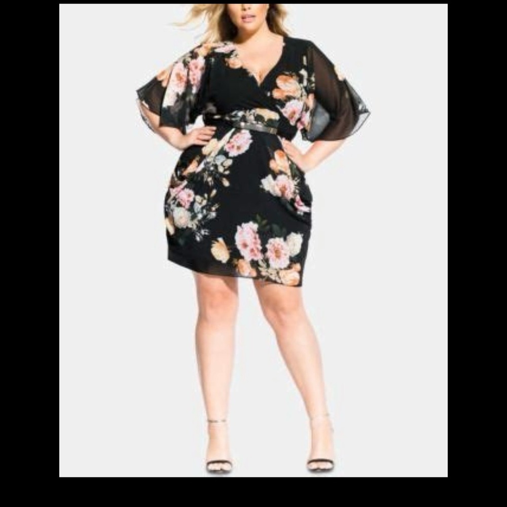 *MAKE OFFER!* Beautiful “Tuscan Rose” City Chic dress - Worn 1x!